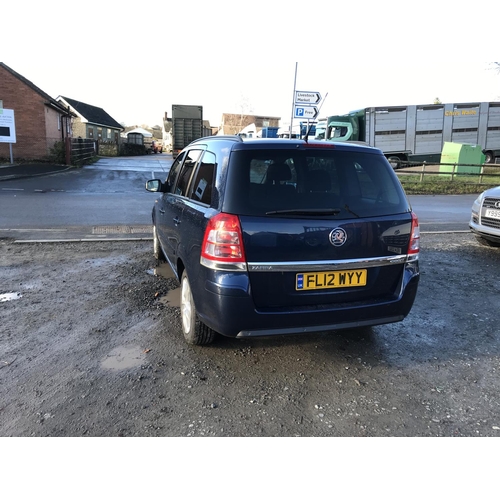 72 - 2012 VAUXHAL ZAFIRA CDTI DIESEL 12 MONTHS MOT 4 NEW TYRES NEW BATTERY NEW BRAKE PADS NEW REAR DISKS ... 