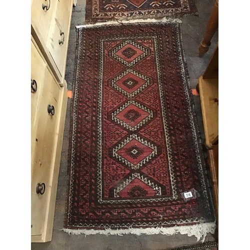 318 - 2 EARLY PATTERNED CARPETS - 56