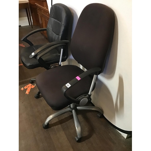 340 - 2 OFFICE SWIVEL CHAIRS