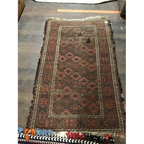 348 - 4 PATTERNED CARPETS