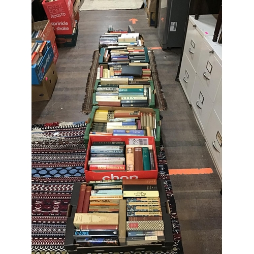 354 - 8 BOXES OF BOOKS