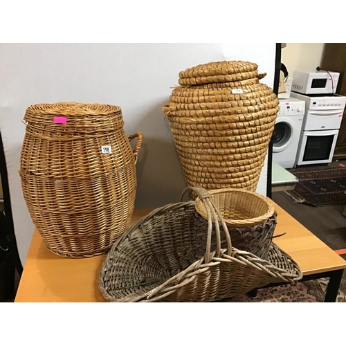 358 - QTY OF BASKETS ETC