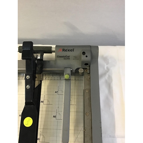 18 - VINTAGE REXEL PAPER GUILLOTINE & LARGE STAPLER