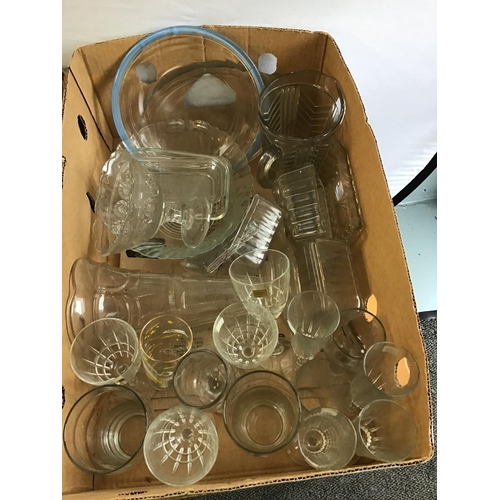 2 - 3 BOXES OF GLASSWARE