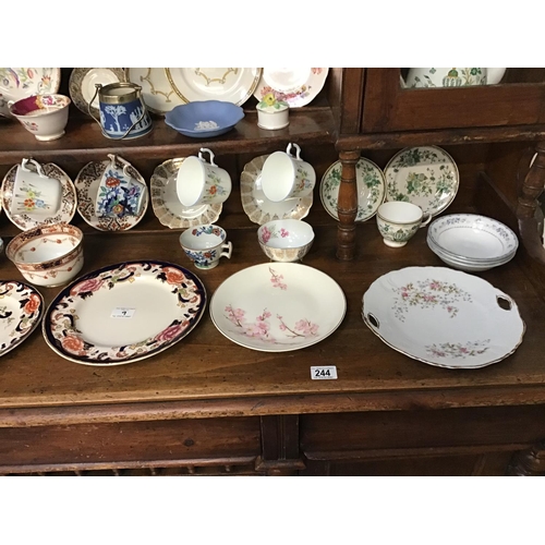 9 - LARGE QTY OF CHINA TO INCLUDE COALPORT, BESWICK, WEDGEWOOD, MASONS ETC - **DRESSER NOT INCLUDED