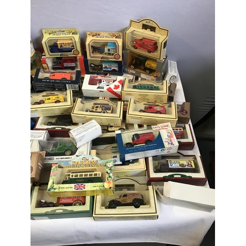 23 - CRATE OF CORGI, MATCHBOX COLLECTABLE CARS ETC