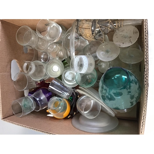 56 - 2 BOXES OF GLASSWARE