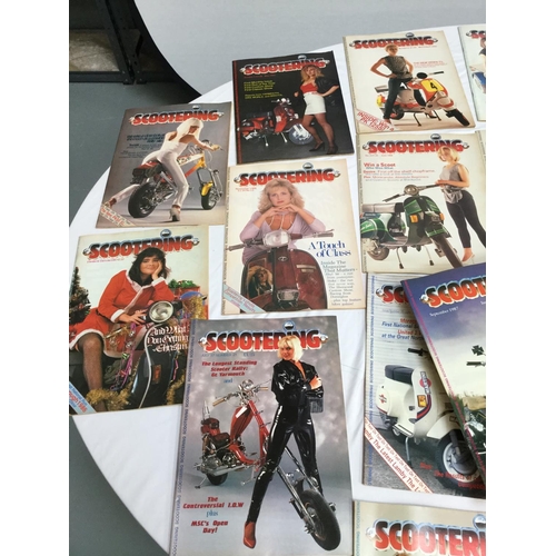 86 - QTY OF VINTAGE SCOOTERING MAGAZINES