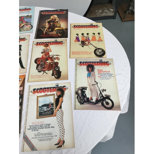 86 - QTY OF VINTAGE SCOOTERING MAGAZINES