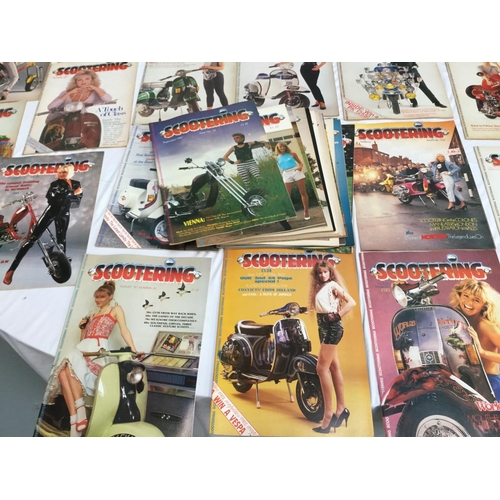 86 - QTY OF VINTAGE SCOOTERING MAGAZINES