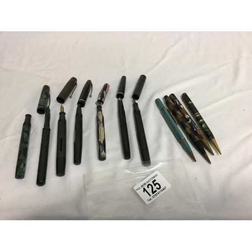 125 - COLLECTION OF FOUNTAIN PENS & OTHERS