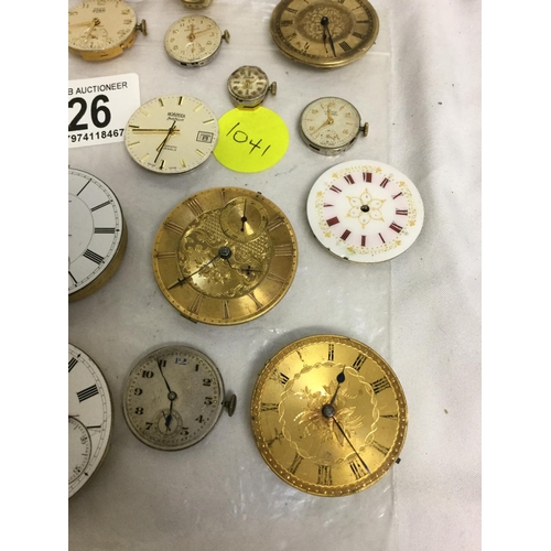 126 - QTY OF POCKET WATCH WORKS AND OTHERS