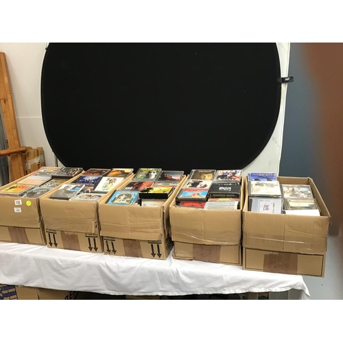 135 - 5 BOXES OF MUSIC CD'S