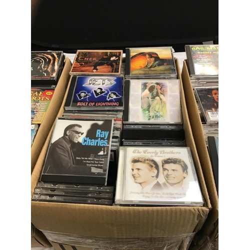 135 - 5 BOXES OF MUSIC CD'S