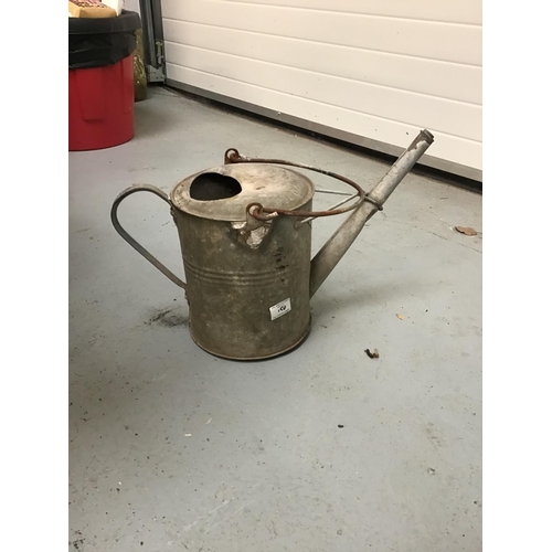 150 - VINTAGE MILK CHURN, WATERING CAN, BUCKETS, JAM PAN