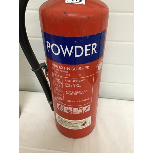 158 - 2 FIRE EXTINGUISHERS