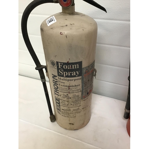 158 - 2 FIRE EXTINGUISHERS