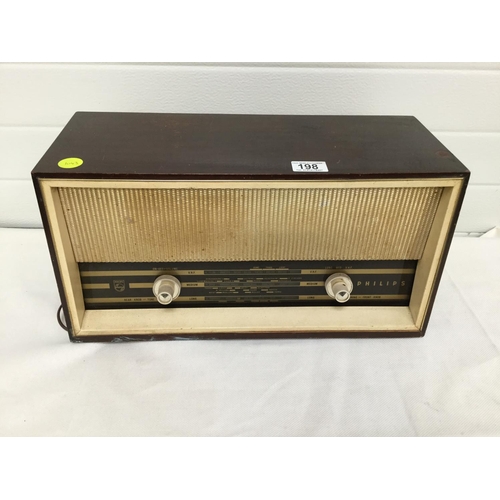 198 - VINTAGE PHILLIPS RADIO