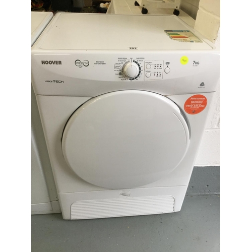 202 - HOOVER INFINITY CONDENSER 7KG TUMBLE DRYER