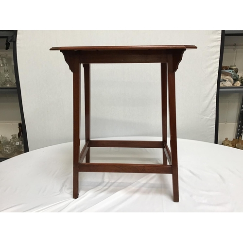 213 - EDWARDIAN MAHOGANY WINDOW TABLE