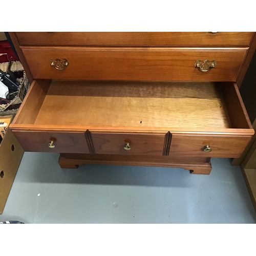 231 - MODERN YOUNGER BEDROOM CHEST OF 5 DRAWERS