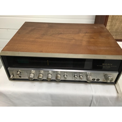 235 - LENCO RECORD DECK, SANYO STEREO RECEIVER & SPEAKERS