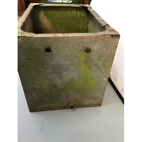 247 - VINTAGE GALVANISED TANK - 18