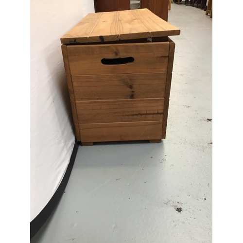 252 - SMALL PINE TOY BOX