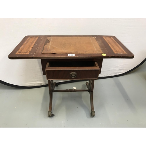 260 - REPRODUCTION SOFA TABLE A/F