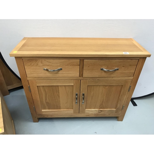 265 - LIGHT OAK 2 DOOR 2 DRAWER SIDEBOARD - 13