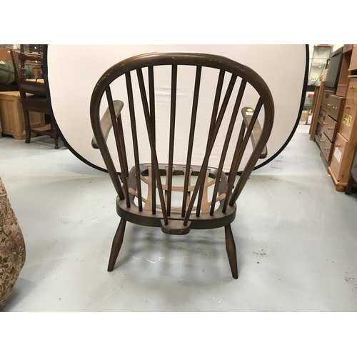 289 - ERCOL ARMCHAIR C/W CUSHIONS