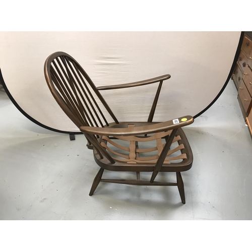 289 - ERCOL ARMCHAIR C/W CUSHIONS