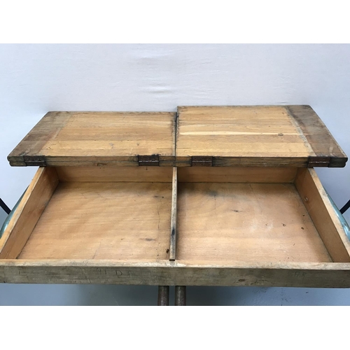 291 - VINTAGE SCHOOL DESK - NO CHAIR SEATS