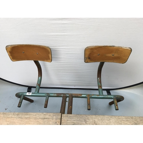 291 - VINTAGE SCHOOL DESK - NO CHAIR SEATS