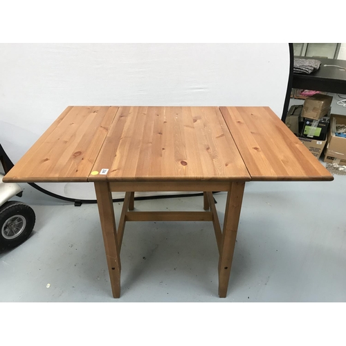 294 - PINE KITCHEN DROP LEAF TABLE - 31