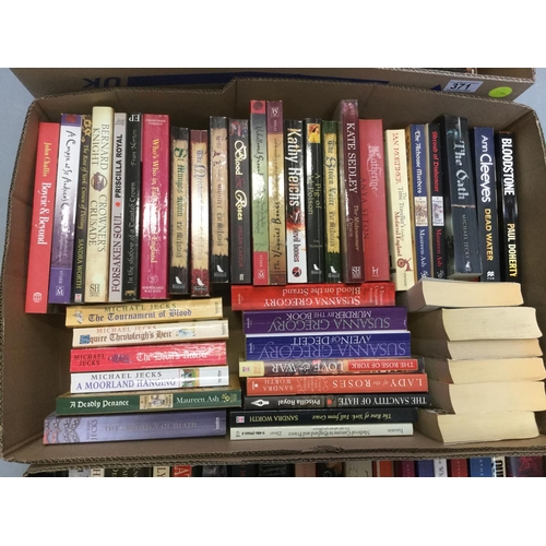 371 - 5 BOXES OF BOOKS