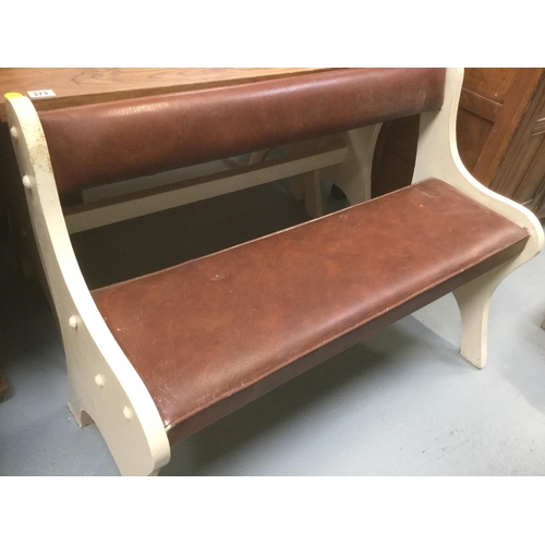 373 - VINTAGE TABLE & BENCHES SET