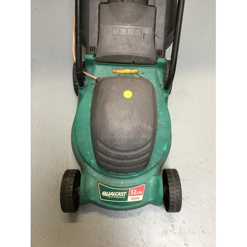 390 - QUALCAST ELECTRIC MOWER & BOX