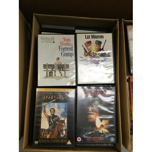 412 - 6 BOXES OF DVD'S - FILMS