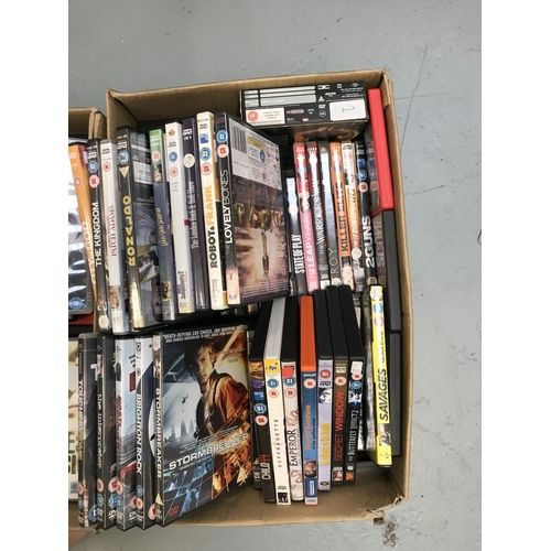 306 - 5 BOXES OF DVD'S - FILMS