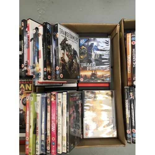 306 - 5 BOXES OF DVD'S - FILMS