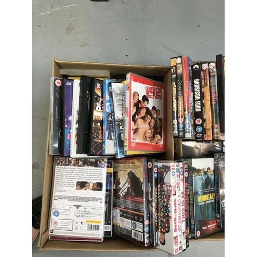 306 - 5 BOXES OF DVD'S - FILMS