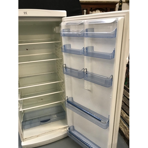 313 - UPRIGHT FRIDGE 56