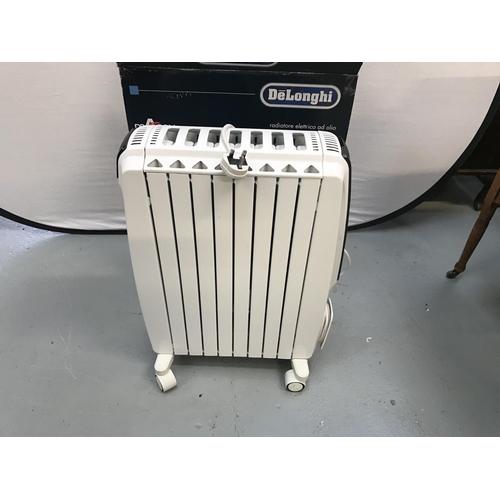 321 - DELONGHI SLIMLINE ELECTRIC RADIATOR IN BOX