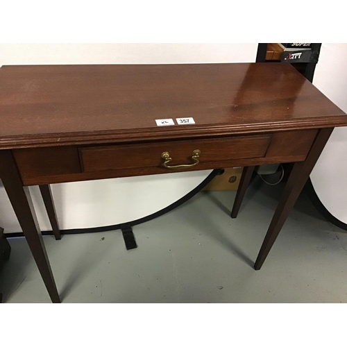 357 - REPRODUCTION CONSOLE TABLE WITH DRAWER - 33