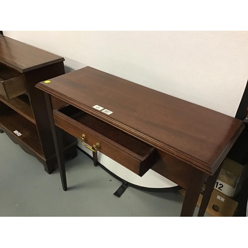 357 - REPRODUCTION CONSOLE TABLE WITH DRAWER - 33