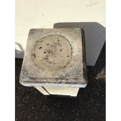 1 - CONCRETE GARDEN PEDESTAL
H 26