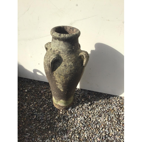 24 - 2 STONE WATER VESSELS/ GARDEN URNS