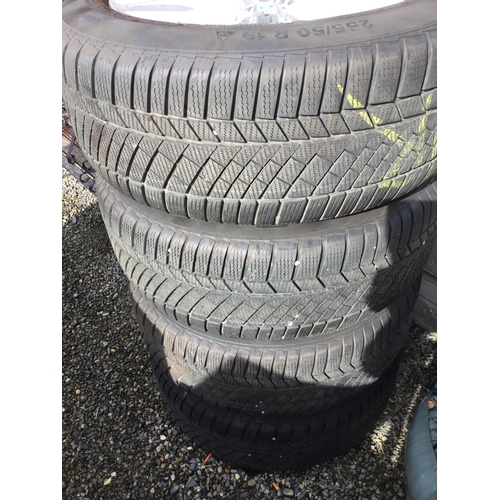 51 - 4 BMW ALLOY WHEELS AND TYRES
255/50 R19