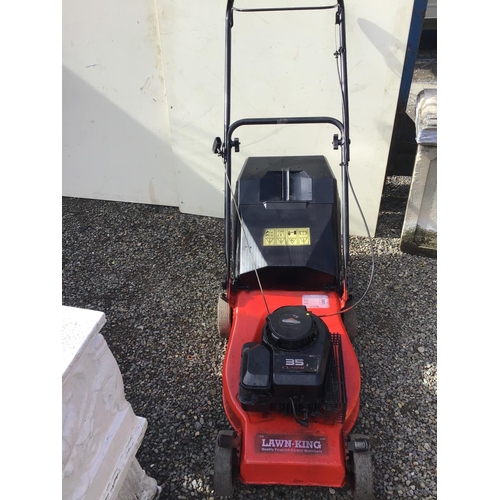 75 - LAWNKING PETROL MOWER WITH BRIGGS AND STRATTON ENGINE W/O